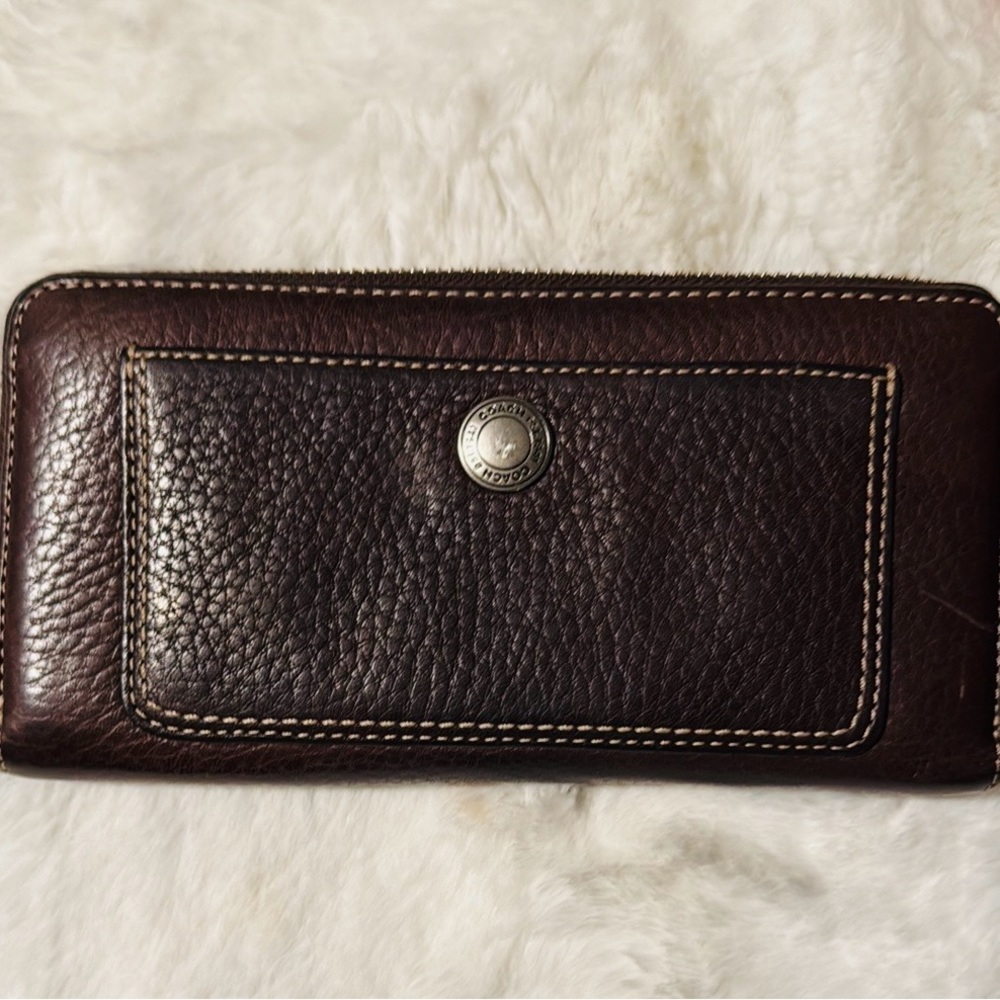 Coach Brown Leather Wallet